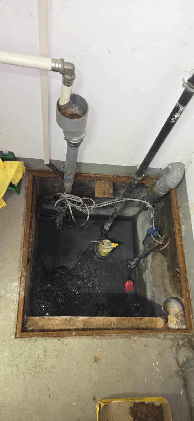 Installation Pumpensumpf